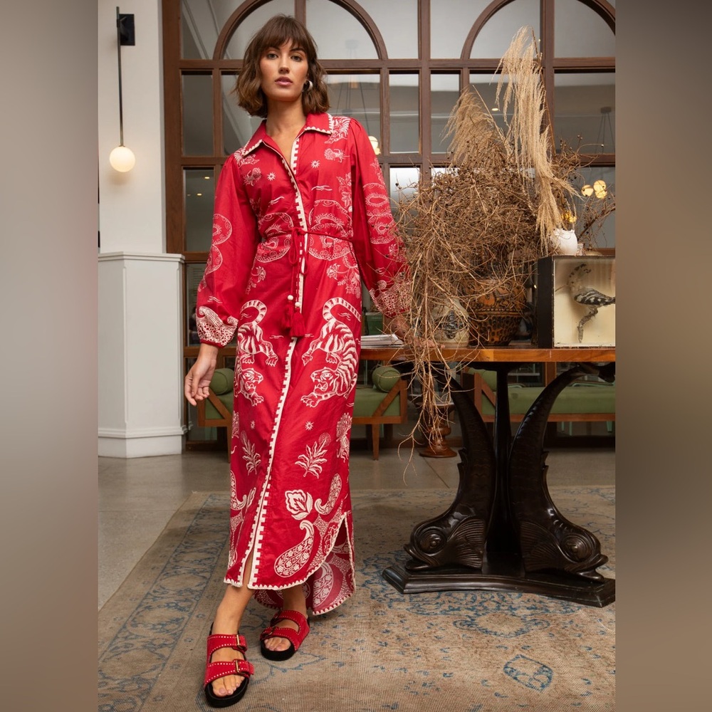 Anna Cate Kathryn Caftan Tiger
